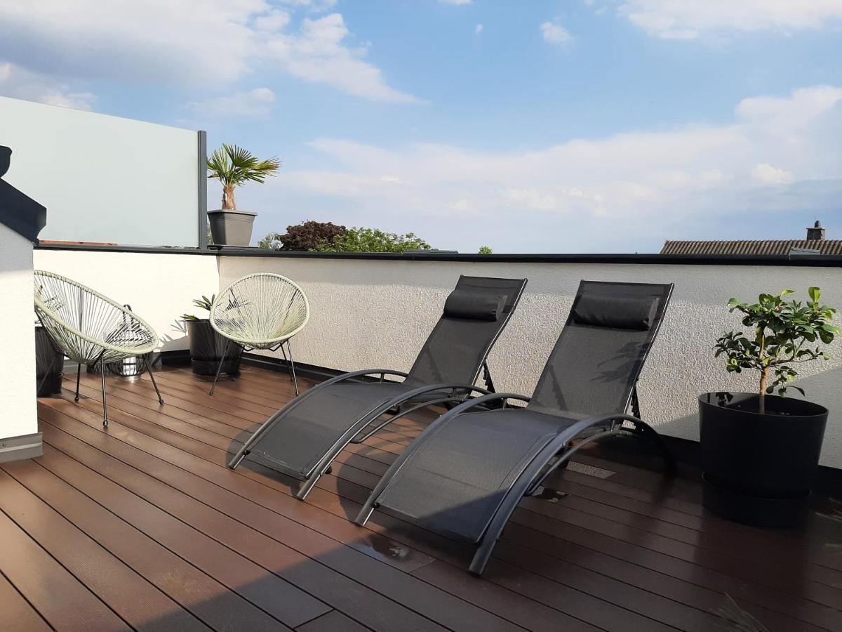 Penthouse Griemann 1 Mit Infrarotkabine Und Eigener Dachterrasse Fuer Max 4 Personen Illmitz Eksteriør bilde